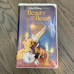 Beauty‎ and The Beast Walt Disney RARE Black Diamond COLLECTORS VHS Tested #1325
